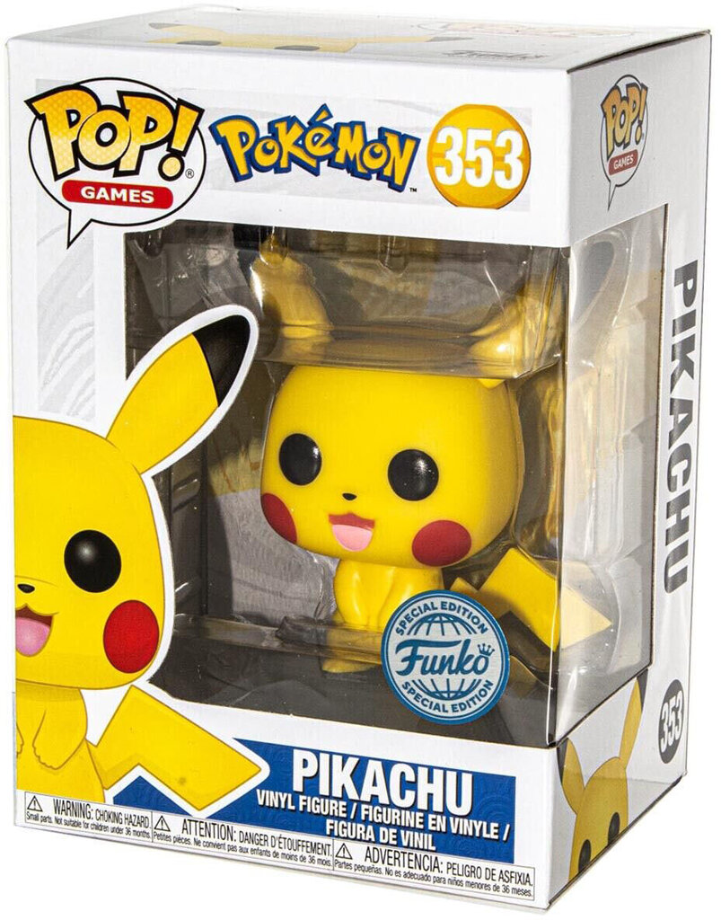 Figūriņa Funko POP! Pokemon Pikachu Exclusive cena un informācija | Datorspēļu suvenīri | 220.lv