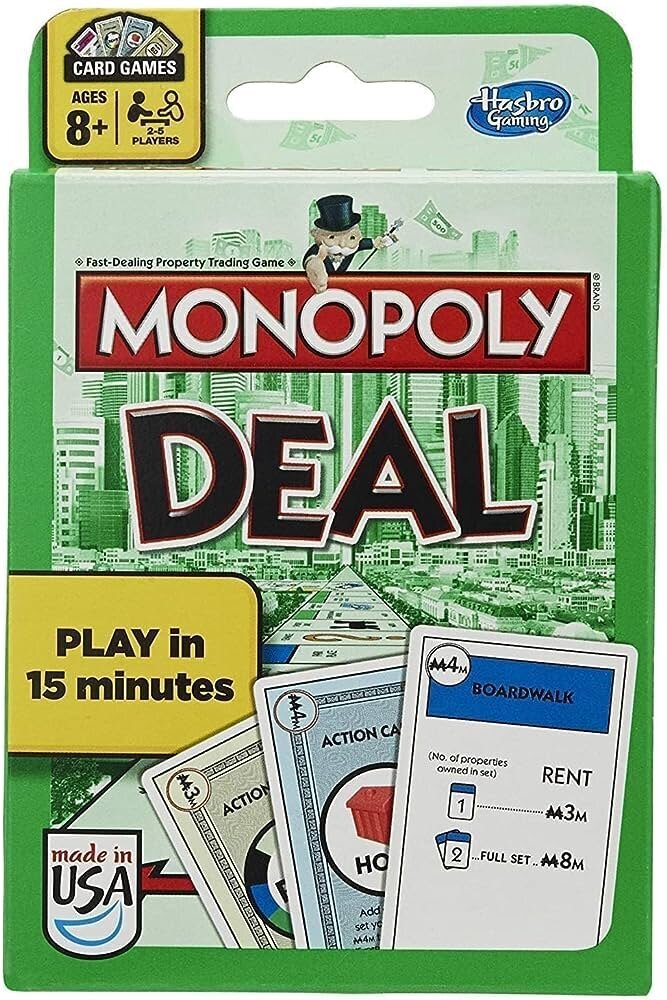 Spēle Monopoly Deal cena un informācija | Galda spēles | 220.lv