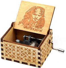 Muzikālā kaste Pirates of caribbean Captain Sparrow cena un informācija | Rotaļlietas zēniem | 220.lv