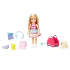 Barbie Chelsea ceļojumu lelle cena un informācija | Rotaļlietas meitenēm | 220.lv