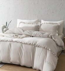 Ruffle Decor gultas veļas komplekts, 200x200 cm, 3 daļas cena un informācija | Gultas veļas komplekti | 220.lv