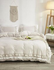 Ruffle Decor gultas veļas komplekts, 135x200 cm, 3 daļas cena un informācija | Gultas veļas komplekti | 220.lv