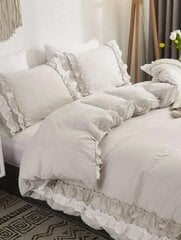 Комплект постельного белья Ruffle Decor (220x230 см), 3 части, бежевый цена и информация | Комплекты постельного белья | 220.lv