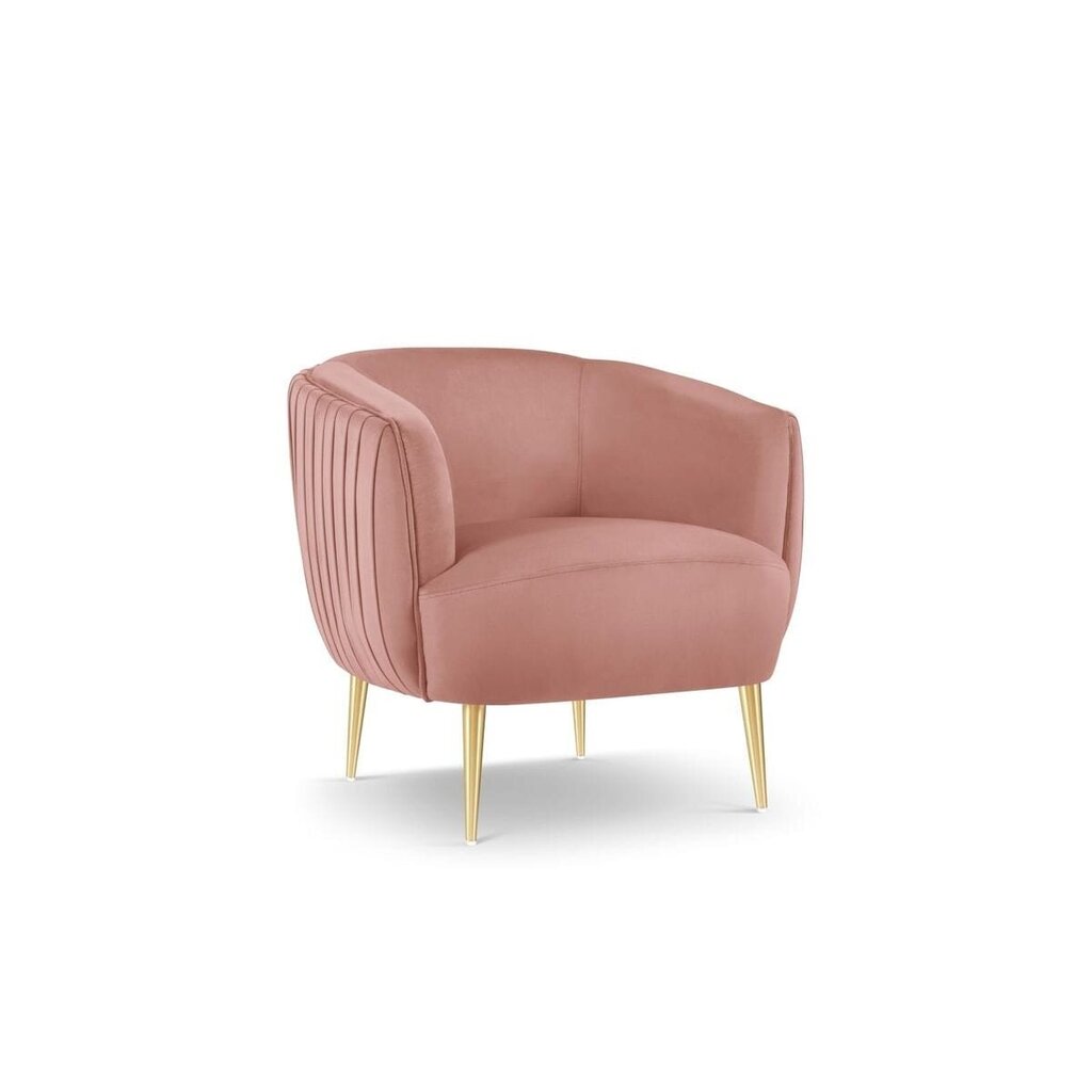 Krēsls Moss, 81x78x72 cm, rozā cena un informācija | Atpūtas krēsli | 220.lv