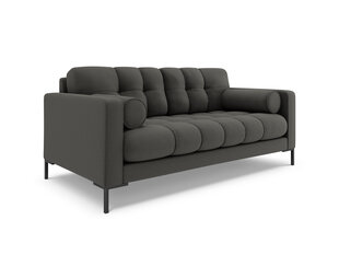 Dīvāns Cosmopolitan Design Bali 3S, tumši pelēks/melns cena un informācija | Dīvāni | 220.lv