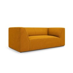 Divvietīgs dīvāns Ruby, 174x92x69 cm, dzeltens cena un informācija | Dīvāni | 220.lv