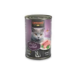 Leonardo Rabbit консервы для кошек с кроликом 400 г цена и информация | Консервы для котов | 220.lv