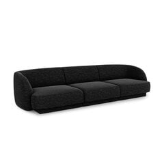 Dīvāns Miley, 259x85x74 cm, melns cena un informācija | Dīvāni | 220.lv