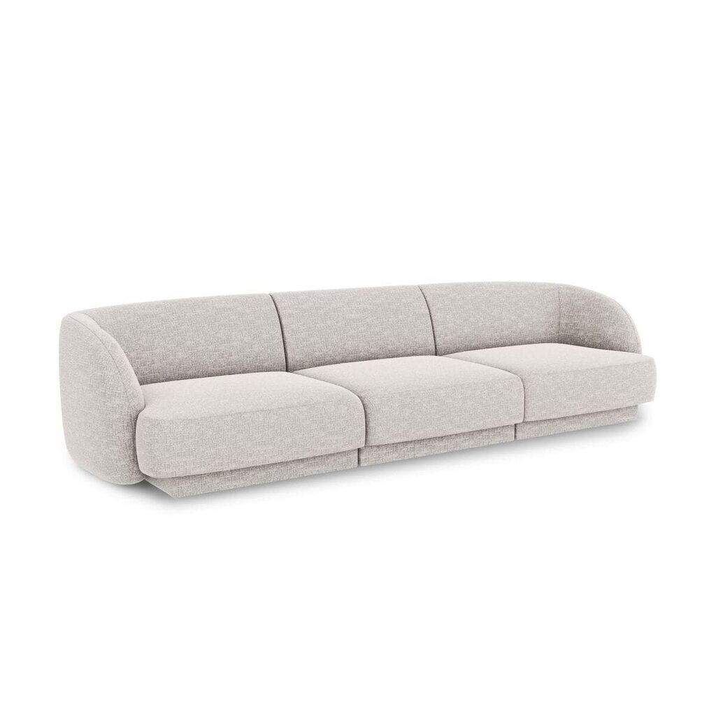 Dīvāns Miley, 259x85x74 cm, gaisi pelēks cena un informācija | Dīvāni | 220.lv