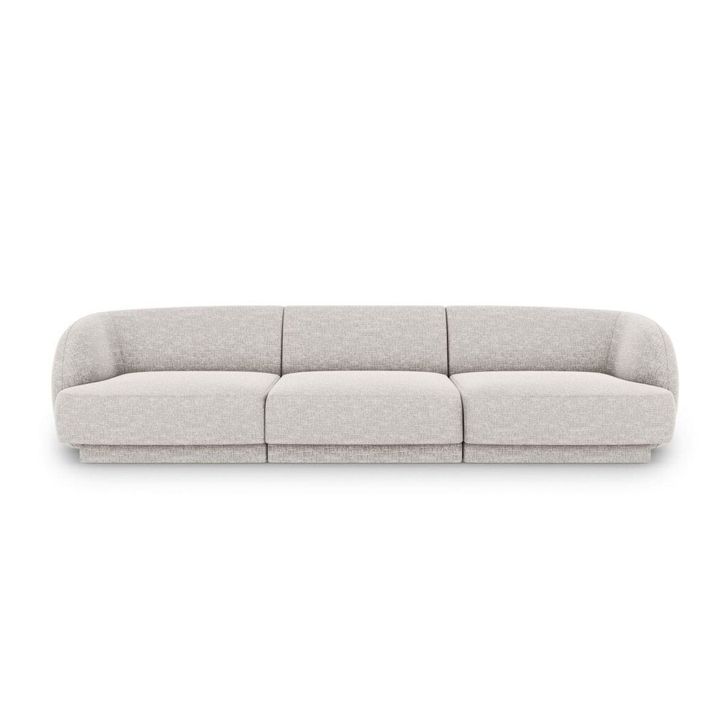 Dīvāns Miley, 259x85x74 cm, gaisi pelēks cena un informācija | Dīvāni | 220.lv