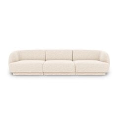 Dīvāns Miley, 259x85x74 cm, smilškrāsas cena un informācija | Dīvāni | 220.lv