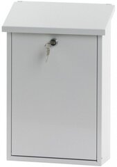 wall letterbox Toledon 27 x 40 cm steel white - цена и информация | Почтовые ящики, номерные знаки для домов | 220.lv
