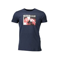 T-krekls vīriešiem Roberto Cavalli, zils cena un informācija | Vīriešu T-krekli | 220.lv