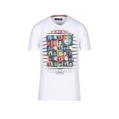 T-krekls vīriešiem Frankie Morello, balts cena un informācija | Vīriešu T-krekli | 220.lv