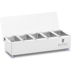 Royal Catering konteiners dzērienu piedevām, 5 daļas цена и информация | Посуда для хранения еды | 220.lv