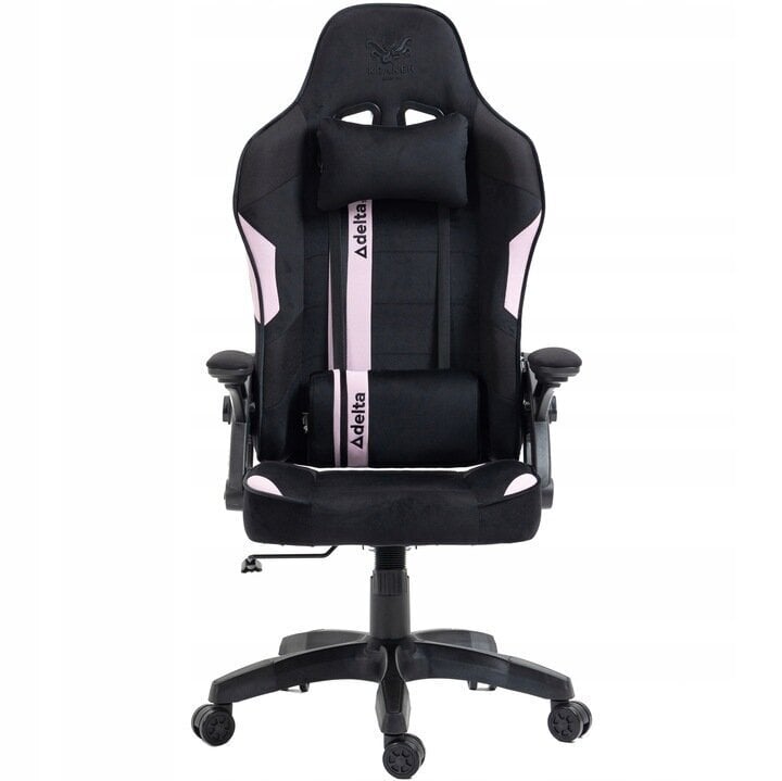 Biroja krēsls Kraken Chairs, melns/rozā cena un informācija | Biroja krēsli | 220.lv