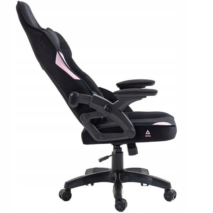 Biroja krēsls Kraken Chairs, melns/rozā cena un informācija | Biroja krēsli | 220.lv