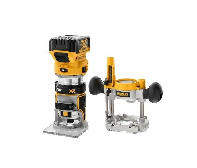 Frēzēšanas darbgalds DeWalt 18V 2in1 DCW604P2, ar akumulatoru cena un informācija | Frēzes | 220.lv