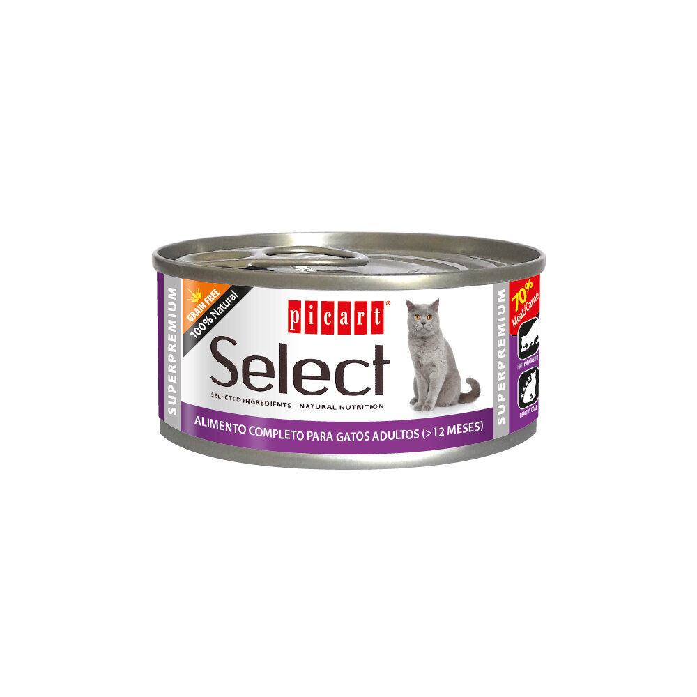 Select Adult Cat kaķiem ar vistu, 100g цена и информация | Konservi kaķiem | 220.lv