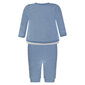 Trīsdaļīgs komplekts zēniem, zils/balts cena un informācija | Apģērbu komplekti jaundzimušajiem | 220.lv
