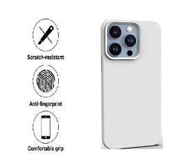 iPhone 15 Pro Max silikona maciņš, pelēkā krāsā цена и информация | Чехлы для телефонов | 220.lv