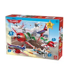 Puzle King Planes 4 in 1, 39 d. cena un informācija | Puzles, 3D puzles | 220.lv