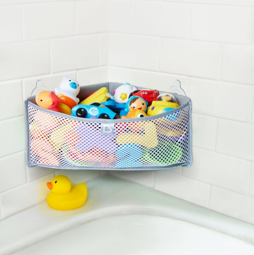 Vannas istabas plaukts rotaļlietām Munchkin, pelēks cena un informācija | Mazuļa mazgāšana | 220.lv