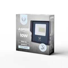 Prožektors LED Aspire Forever Light 10W 6000K, pelēks цена и информация | Уличное освещение | 220.lv