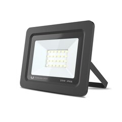 Forever PROXIM II Комнатный & Уличный IP66 LED PIR Прожектор  20W 1600 люменов неитрально белый 4500K Черный цена и информация | Уличное освещение | 220.lv