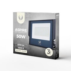 Prožektors LED Aspire Forever Light 50W 4500K, pelēks цена и информация | Уличное освещение | 220.lv