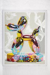 Алмазная вышивка картина стразами на подрамнике ТМ Варвикас, полная выкладка 40x50 см "Собака из шариков"  LG326e цена и информация | Алмазная мозаика | 220.lv