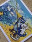 Dimantu mozaīkas komplekts uz rāmja TM Varvikas - Cats - Fishing Time LG278e 40x50 cm cena un informācija | Dimantu mozaīkas | 220.lv