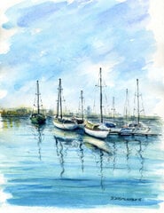 Glezna pēc numuriem TM Varvikas - Seascape ME1084e 30x40 cm cena un informācija | Gleznas pēc numuriem | 220.lv