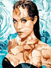 Набор для рисования картины - живопись по номерам ТМ Варвикас Анджелина Джоли MG2107e, 40х50 см  цена и информация | Живопись по номерам | 220.lv