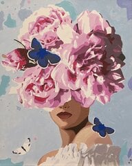 Glezna pēc numuriem TM Varvikas - Flower Dream in Pink MG2427e 40x50 cm cena un informācija | Gleznas pēc numuriem | 220.lv