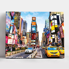 Glezna pēc numuriem TM Varvikas - Times Square MG2461e 40x50 cm cena un informācija | Gleznas pēc numuriem | 220.lv