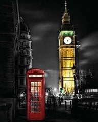 Glezna pēc numuriem TM Varvikas - Night in London MG2463e 40x50 cm cena un informācija | Gleznas pēc numuriem | 220.lv