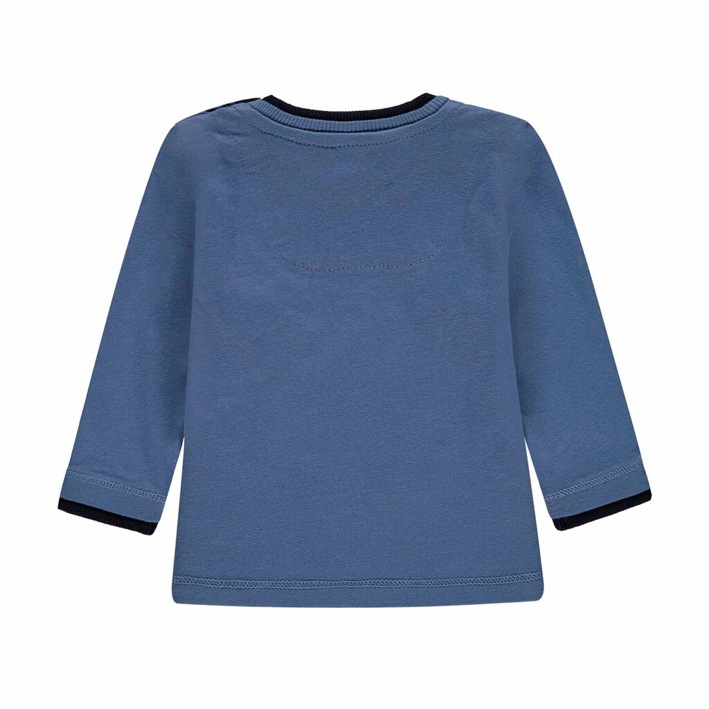 Krekls ar garām piedurknēm zēniem Kanz, zils cena un informācija | Krekli jaundzimušajiem | 220.lv