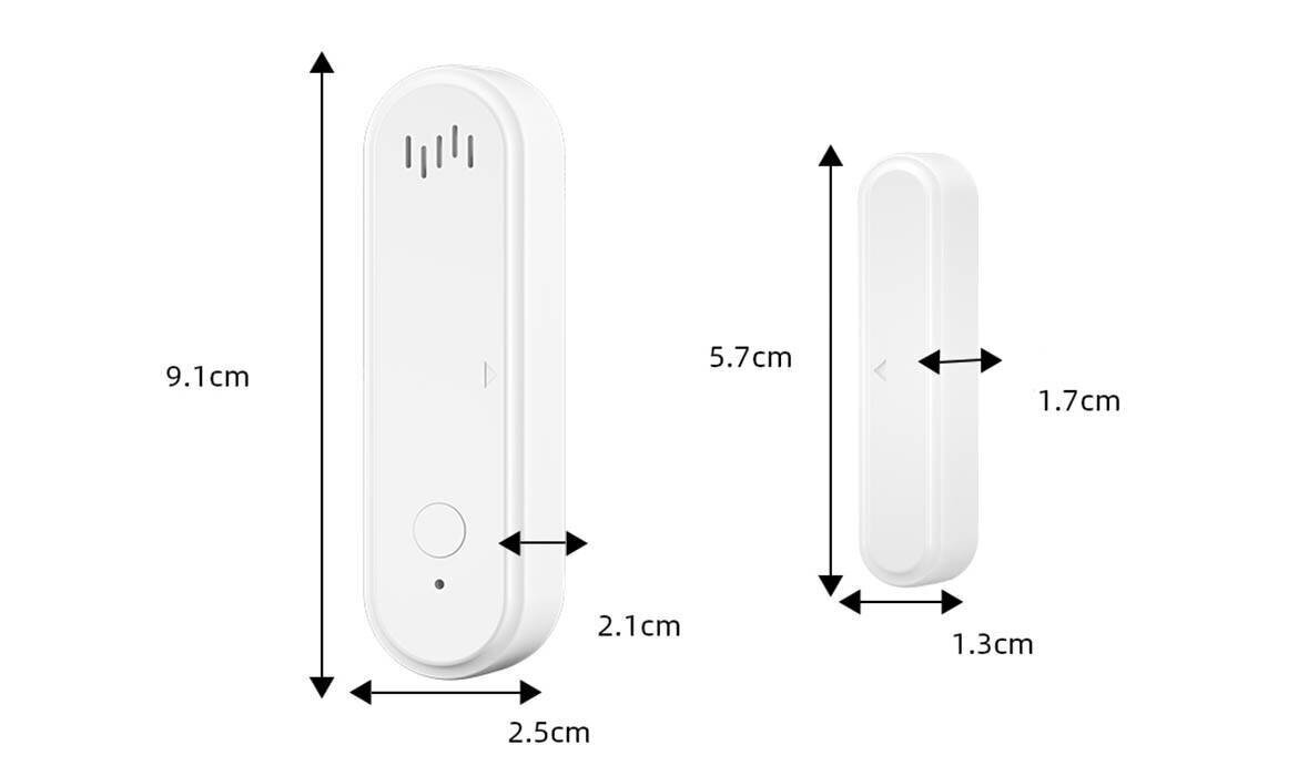 Temperatūras un mitruma sensors Wifi Tuya цена и информация | Mitruma, temperatūras, pH, ORP mērītāji | 220.lv