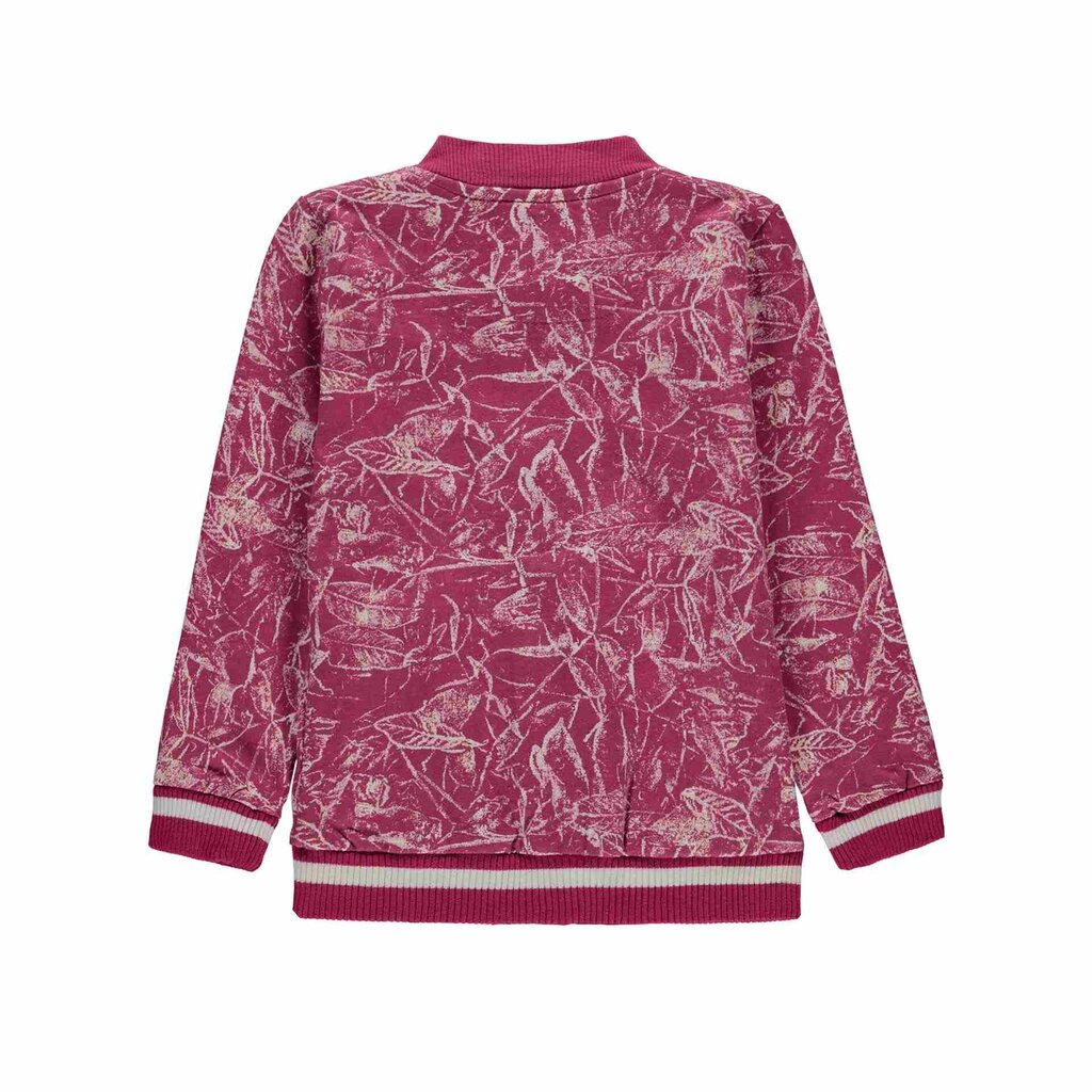 Džemperis ar rāvējslēdzēju meitenēm Kanz, rozā cena un informācija | Jakas, džemperi, žaketes, vestes meitenēm | 220.lv