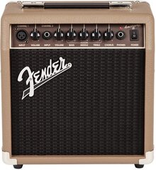 Akustiskās ģitāras pastiprinātājs Fender Acoustasonic 15 цена и информация | Принадлежности для музыкальных инструментов | 220.lv