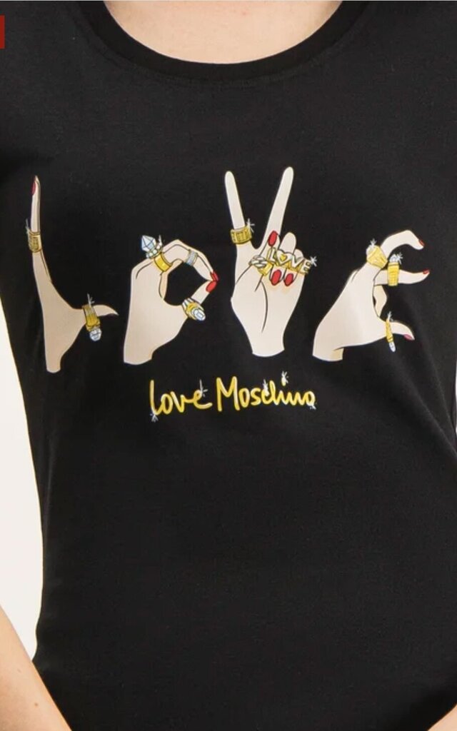 Love Moschino T-krekls cena un informācija | T-krekli sievietēm | 220.lv