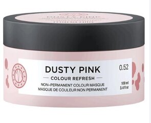 Krāsojoša matu maska Maria Nila mask without permanent color pigments 0.52 Dusty Pink, 100 ml cena un informācija | Matu krāsas | 220.lv