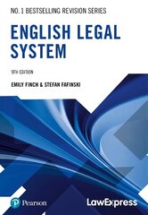 Law Express Revision Guide: English Legal System 9th edition цена и информация | Книги по экономике | 220.lv