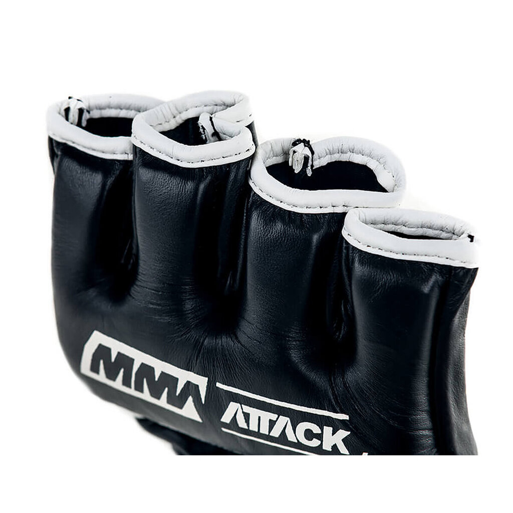 MMA cimdi Ring Attack RR-99, XL, melni цена и информация | Bokss un austrumu cīņas | 220.lv