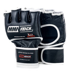 MMA cimdi Ring Attack RR-99, XL, melni цена и информация | Боевые искусства | 220.lv