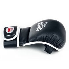 Перчатки MMA Ring Wave (RR-60) L, черные цена и информация | Боевые искусства | 220.lv