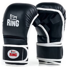 Перчатки MMA Ring Wave (RR-60) XL, черные цена и информация | Боевые искусства | 220.lv