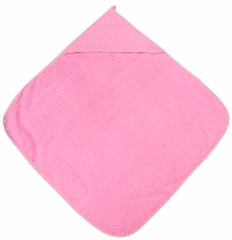 Zīdaiņa dvielis, 80 x 80 cm, rozā cena un informācija | Mazuļa mazgāšana | 220.lv