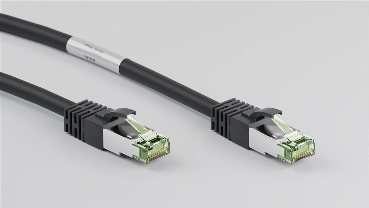 Goobay, CAT8.1 S/FTP (PiMF) RJ45, 0.25 m cena un informācija | Kabeļi un vadi | 220.lv